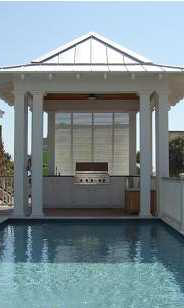 outdoor kitchen